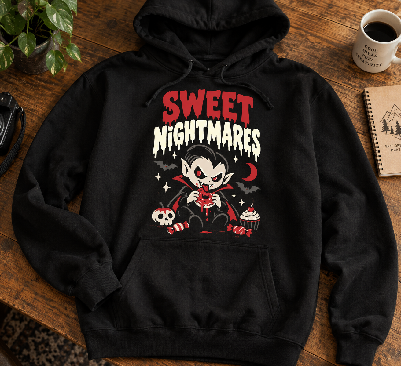 Sweet Nightmares hoodie mockup