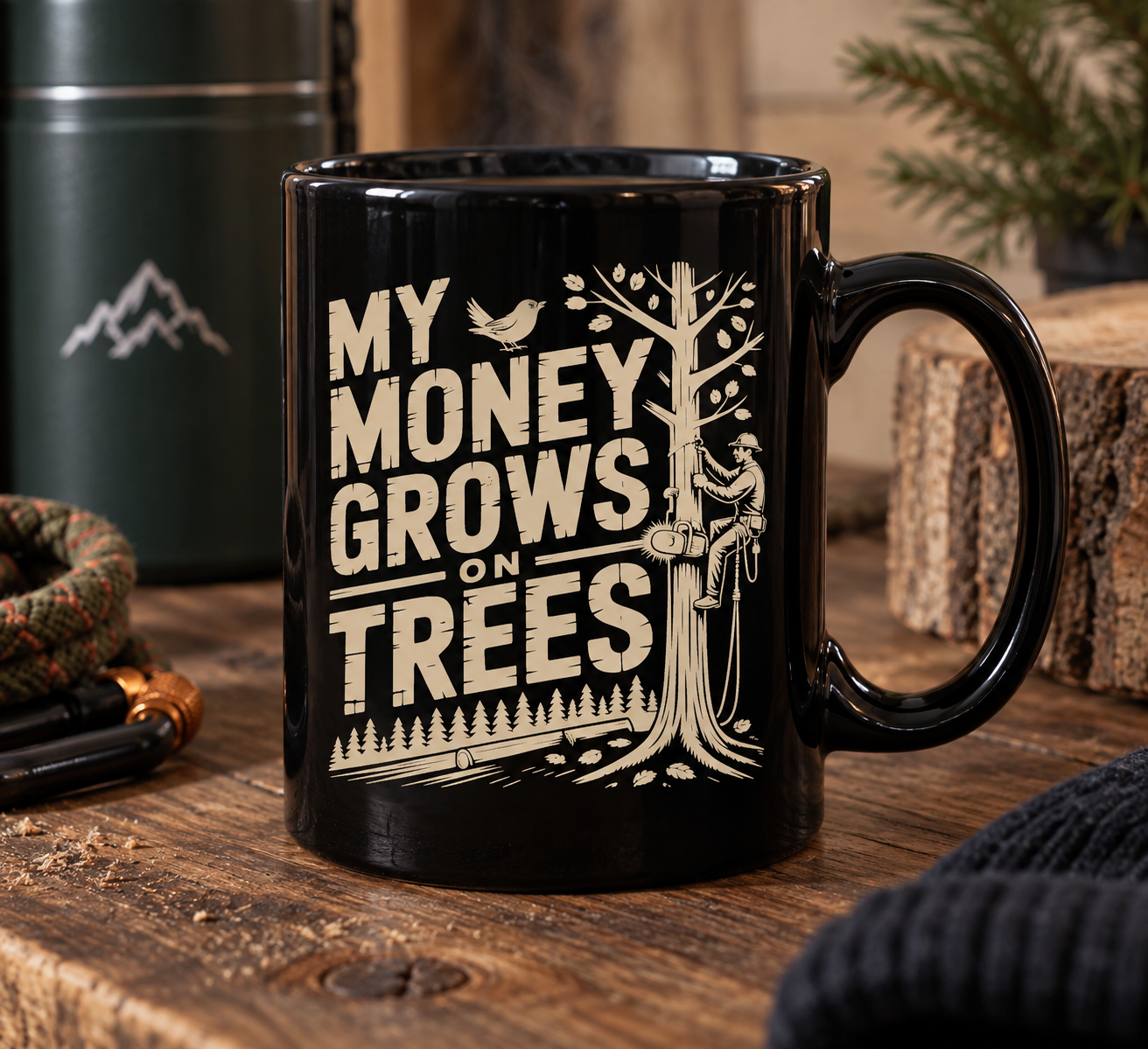 Money Grows on Trees mug mockup