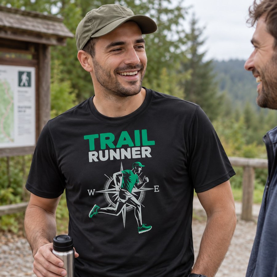 Trail Runner t-shirt print